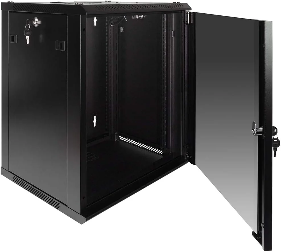 NavePoint Armário de Servidor de Rede de Parede 12U